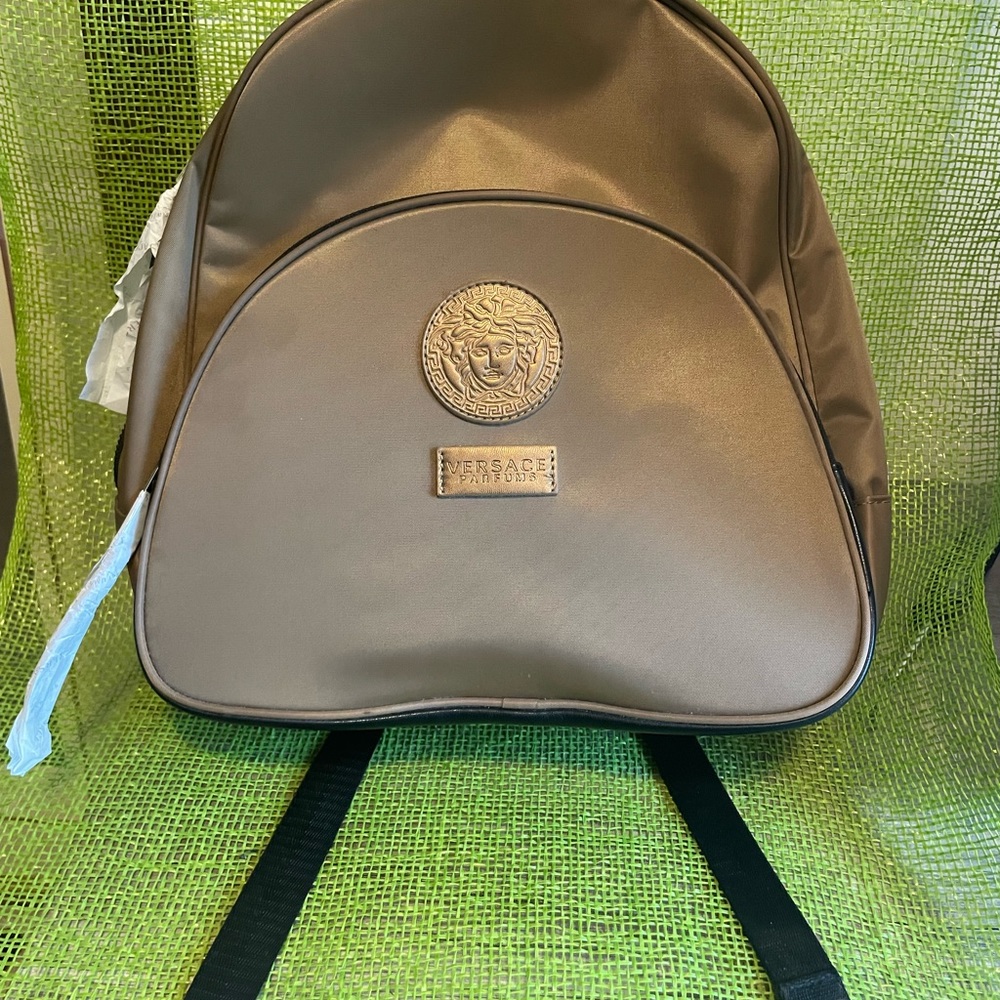 Versace Parfums Backpack Gold NEW!!!